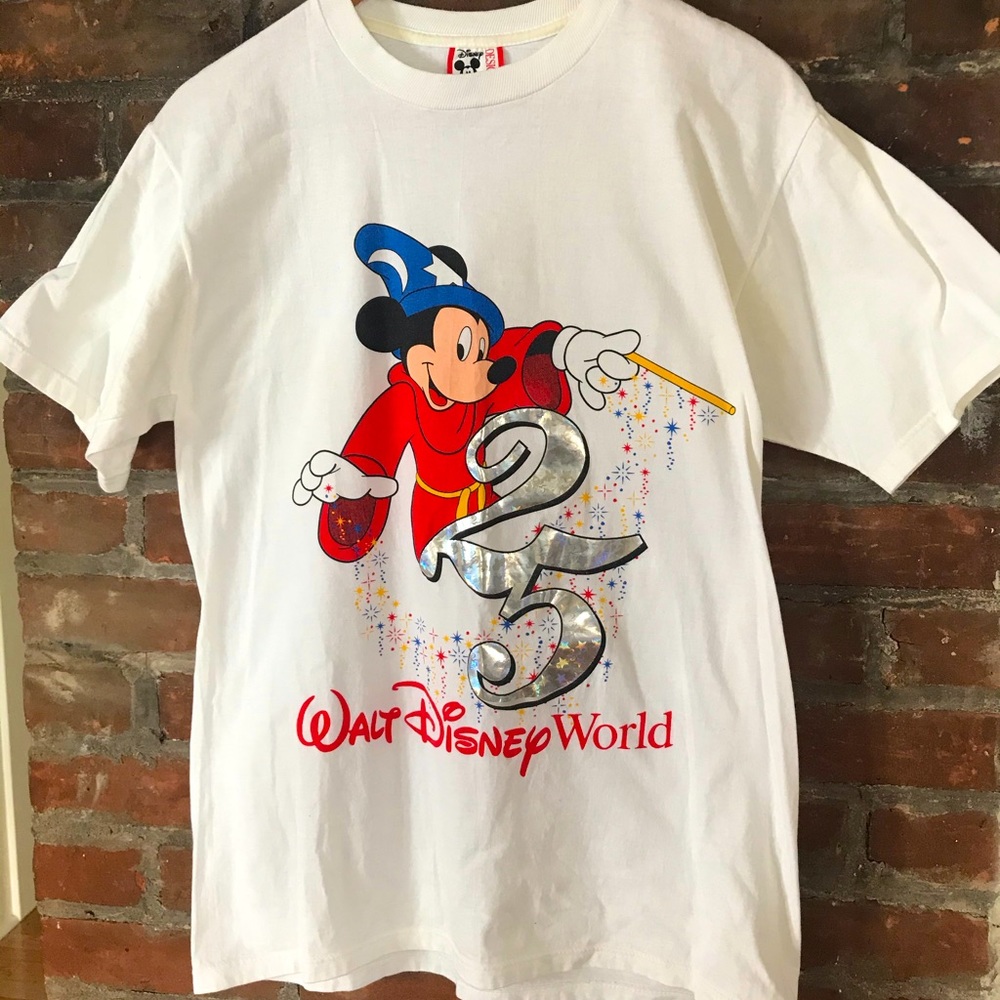Disney World 25th Anniversary Mickey Mouse T-Shirt